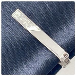 💕Beautiful Silver Tone Vintage Tie Clip💕